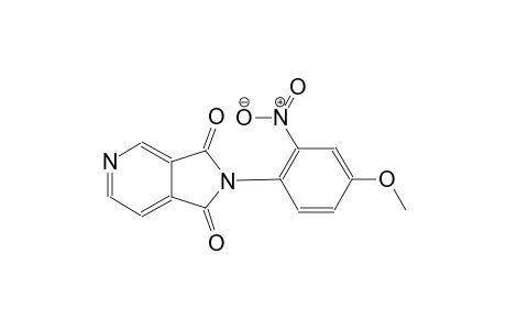 2-(4-methoxy-2-nitrophenyl)-1H-pyrrolo[3,4-c]pyridine-1,3(2H)-dione