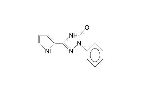 2-Phenyl-5-(2-pyrrolyl)-2,3-dihydro-1,2,4-triazol-3-one