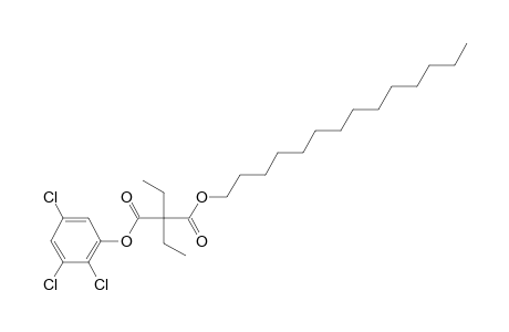 Diethylmalonic acid, tetradecyl 2,3,5-trichlorophenyl ester