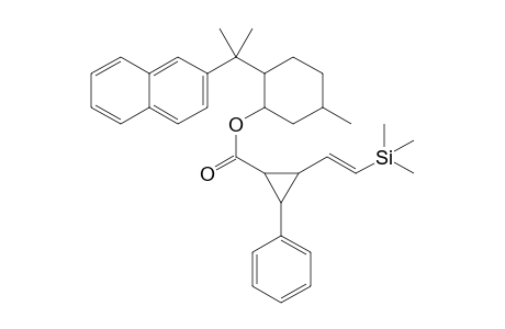 (-)-8-(2-Naphthyl)menthyl 2-phenyl-3-[2-(trimethylsilyl)ethenyl]cyclopropane-1-carboxylate