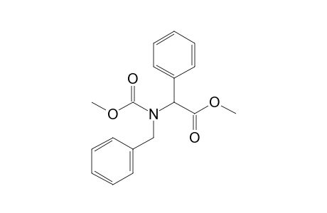2-[benzyl(carbomethoxy)amino]-2-phenyl-acetic acid methyl ester
