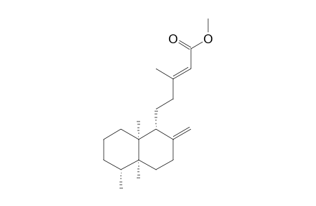 (E)-3-METHYL-5-[(1R,4A-S,5R,8A-S)-4A,5,8A-TRIMETHYL-2-METHYLENE-DECAHYDRO-1-NAPHTHALENYL]-PENT-2-ENOIC-ACID-METHYLESTER