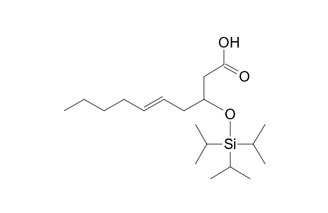 (E)-3-triisopropylsilyloxydec-5-enoic acid