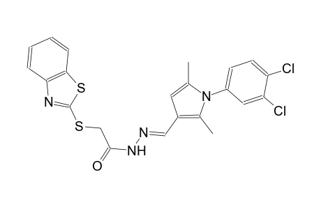 2-(1,3-benzothiazol-2-ylsulfanyl)-N'-{(E)-[1-(3,4-dichlorophenyl)-2,5-dimethyl-1H-pyrrol-3-yl]methylidene}acetohydrazide