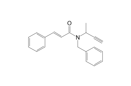 (E)-N-benzyl-N-(1-methylprop-2-ynyl)-3-phenyl-acrylamide