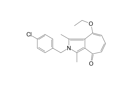 2-(4-Chloro-benzyl)-8-ethoxy-1,3-dimethyl-2H-cyclohepta[c]pyrrol-4-one