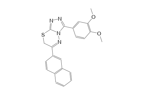 3-(3,4-dimethoxyphenyl)-6-(2-naphthyl)-7H-[1,2,4]triazolo[3,4-b][1,3,4]thiadiazine