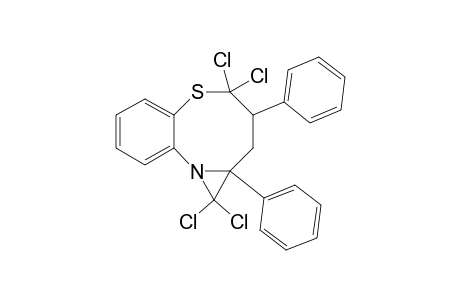 1,1,4,4-tetrachloro-1a,2,3,4-tetrahydro-1a,3-diphenyl-1H-azirino[2,1-e][1,6]benzothiazocine
