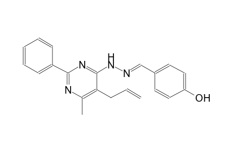 4-hydroxybenzaldehyde (5-allyl-6-methyl-2-phenyl-4-pyrimidinyl)hydrazone