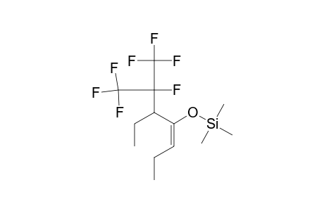 (E)-5-Ethyl-6,7,7,7-tetrafluoro-6-trifluoromethyl-4-trimethylsiloxy-3-heptene