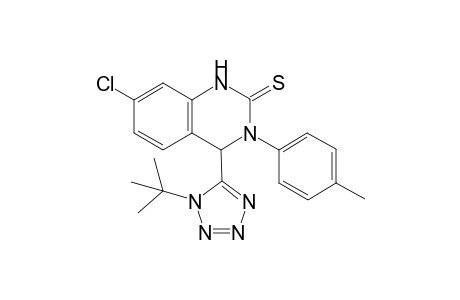 4-(1-(tert-butyl)-1H-tetrazol-5-yl)-7-chloro-3-(p-tolyl)-3,4-dihydroquinazoline-2(1H)-thione