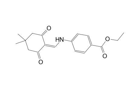 benzoic acid, 4-[[(4,4-dimethyl-2,6-dioxocyclohexylidene)methyl]amino]-, ethyl ester