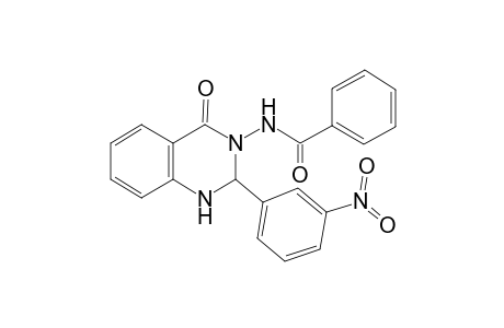 Benzamide, N-[1,2,3,4-tetrahydro-2-(3-nitrophenyl)-4-oxo-3-quinazolinyl]-