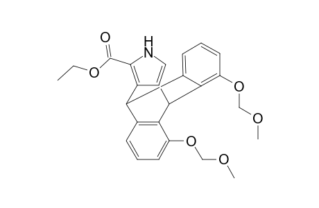 Ethyl 4,9-dihydro-5,10-dimethoxymethoxy-4,9-o-benzenonaphtho[2,3-c]pyrrole-1-carboxylate