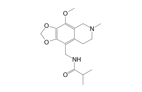 propanamide, 2-methyl-N-[(5,6,7,8-tetrahydro-4-methoxy-6-methyl[1,3]dioxolo[4,5-g]isoquinolin-9-yl)methyl]-