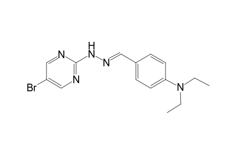 4-(Diethylamino)benzaldehyde (5-bromo-2-pyrimidinyl)hydrazone