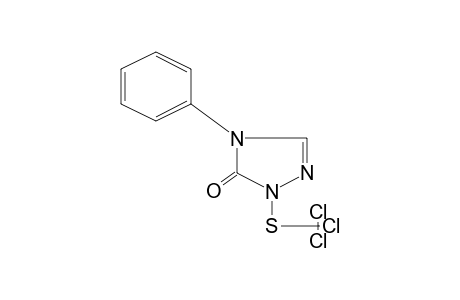 4-PHENYL-1-[(TRICHLOROMETHYL)THIO]-delta2-1,2,4-TRIAZOLIN-5-ONE