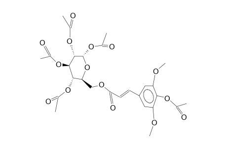 6-O-(E)-SINAPOYL-alpha-D-GLUCOPYRANOSIDE PENTA ACETATE