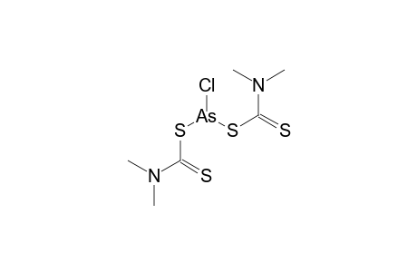Chloro-bis(dimethyldithiocarbamato)arsane