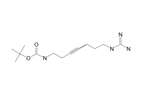 1-(T-Butyloxycarbonylamino)-7-guanidinohept-3-yne