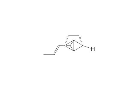 7-(trans-1-propenyl)tetracyclo[4.1.0.0(1,5).0(2,6)]heptane