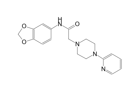 1-piperazineacetamide, N-(1,3-benzodioxol-5-yl)-4-(2-pyridinyl)-