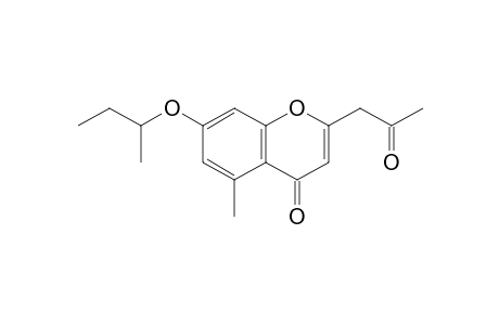 5-Methyl-7-(.alpha.-methylpropoxy)-2-(2'-oxopropyl)chromone