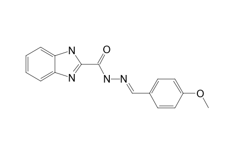N-(4-METHOXYBENZYLIDEN)-BENZIMIDAZOL-2-CARBONSAEUREHYDRAZIDE