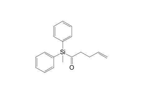 1-Methyldiphenylsilyl-4-penten-1-one