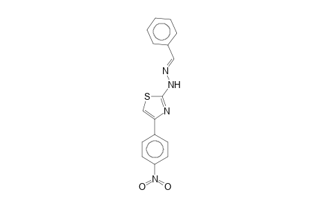 4-(4-nitrophenyl)-N-[(E)-(phenylmethylene)amino]-2-thiazolamine