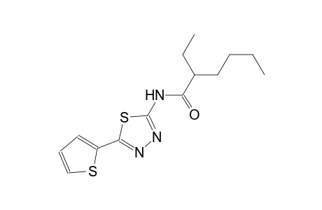 2-ethyl-N-[5-(2-thienyl)-1,3,4-thiadiazol-2-yl]hexanamide