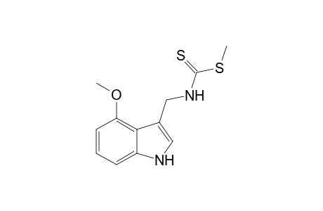 Methyl N-[(4-methoxy-1H-indol-3-yl)methyl]carbamodithioate