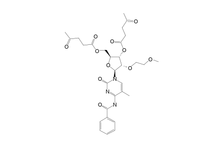 N-BENZOYL-3',5'-DI-O-LEVULINYL-2'-O-(2-METHOXYETHYL)-5-METHYLCYTIDINE