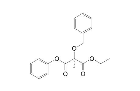 (S)-2-Benzyloxy-2-methylmalonic acid ethyl ester phenyl ester