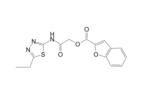 Benzofuran-2-carboxylic acid (5-ethyl-[1,3,4]thiadiazol-2-ylcarbamoyl)-methyl ester