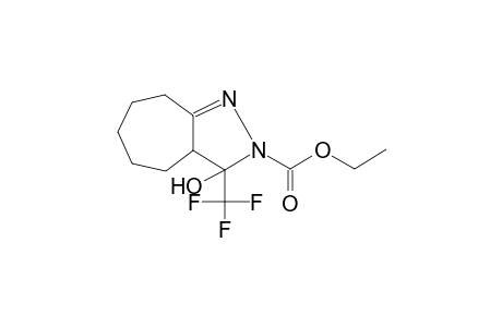 cyclohepta[c]pyrazole-2(3H)-carboxylic acid, 3a,4,5,6,7,8-hexahydro-3-hydroxy-3-(trifluoromethyl)-, ethyl ester