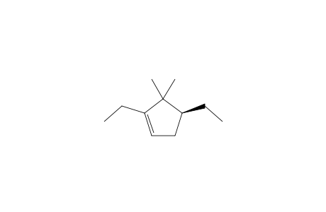 (S)-2,4-Diethyl-3,3-dimethycyclolopentene