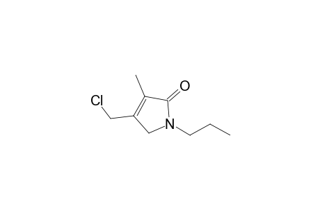 1-Propyl-4-(chloromethyl)-3-methyl-1H-pyrrol-2(5H)-one