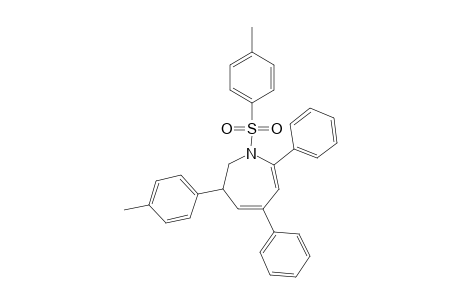 5,7-Diphenyl-3-(p-tolyl)-1-tosyl-2,3-dihydro-1H-azepine
