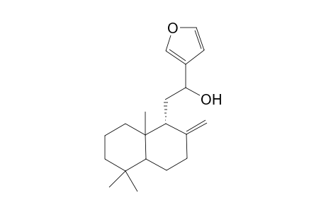 (1R / 1S)-2-Methylene-5,5,9-trimethyl-1-[2'-(3''-furyl)-2''-hydroxyethyl]-(perhydro)-naphthalene