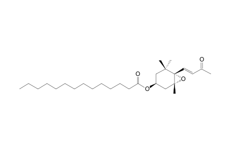 (3-S,5-R,6-S,7-E)-3-TETRADECANOATE-5,6-EPOXY-BETA-IONONE