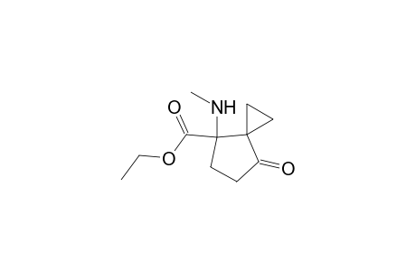 4-keto-7-(methylamino)spiro[2.4]heptane-7-carboxylic acid ethyl ester