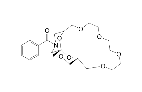 (E,E)-(2R,6S,8S)-N-Benzoyl-13,16,19,22-tetraoxacyclo[12(2,8)]-1,4,7-trioxa-10-azaspiro[5.5]undecane