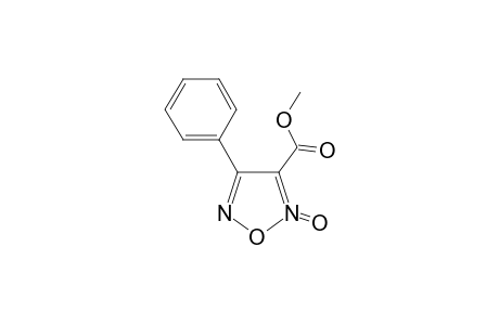 2-oxido-4-phenyl-furazan-2-ium-3-carboxylic acid methyl ester