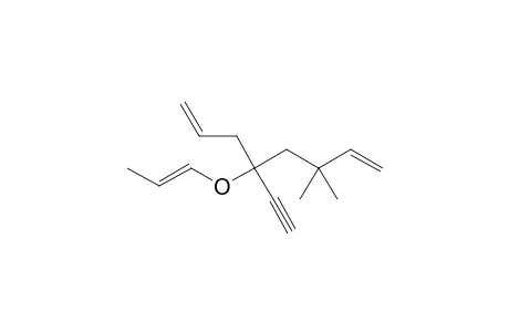 4-Ethynyl-6,6-dimethyl-4-O-propenyl-1,7-octadien-4-ol