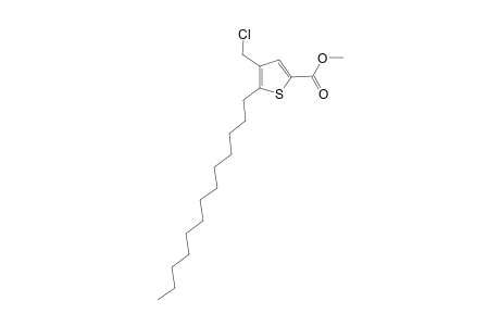 Methyl 4-(chloromethyl)-5-tridecyl-2-thiophenecarboxylate
