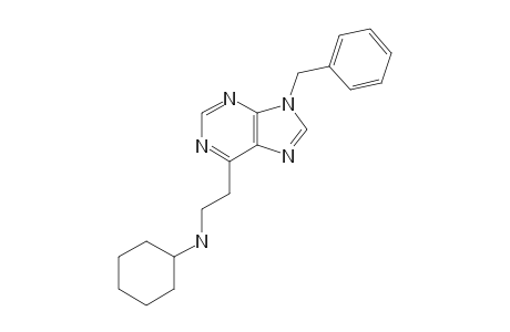 9-BENZYL-6-[2-(CYCLOHEXYLAMINO)-ETHYL]-PURINE