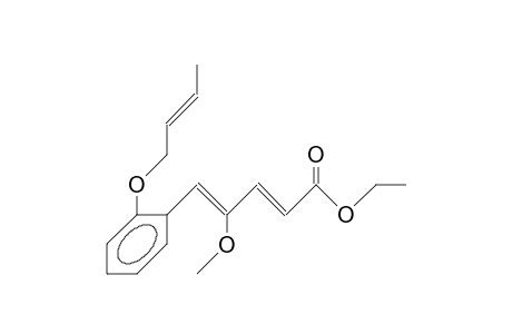 (2E,4E)-5-(2-But-2-enyloxy-phenyl)-4-methoxy-penta-2,4-dienoic acid, ethyl ester