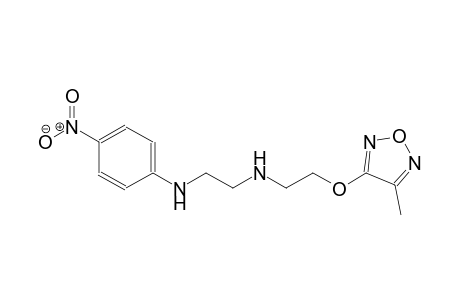 N~1~-{2-[(4-methyl-1,2,5-oxadiazol-3-yl)oxy]ethyl}-N~2~-(4-nitrophenyl)-1,2-ethanediamine