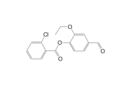 benzoic acid, 2-chloro-, 2-ethoxy-4-formylphenyl ester